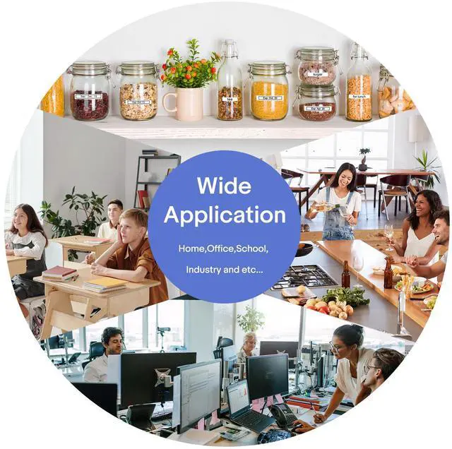 Alt view image 6 of 7 - GREENCYCLE TZe-211 6mm 0.23 Laminated White Tape Compatible for Brother P-Touch Black on White TZ-211 TZe211 1/4 inch TZe TZ Tape for Ptouch PT-D210 D220 H110 H100, 20 pack