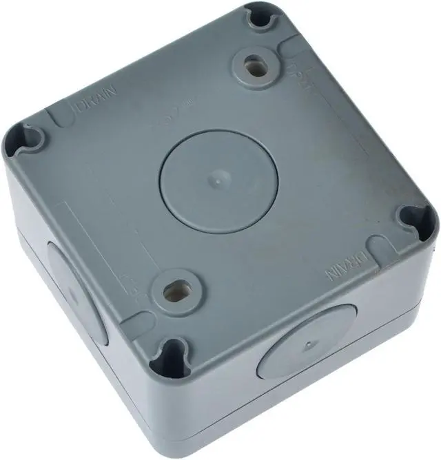 Alt view image 2 of 6 - GREENCYCLE 1PK IP66 Waterproof Switch, SPDT(Single Pole Double Throw) Switch, 2 Way Single Light Switch for Outdoor Garden, Weatherproof (1Gang 10A Grey)