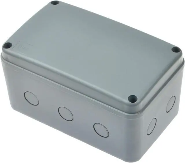 Alt view image 2 of 6 - GREENCYCLE 1PK Junction Box ABS Plastic Dustproof IP66 Waterproof External Universal Electrical Project Enclosure Grey 7 1/8" x 4 1/2 "x 4" inch(181x111x100 mm) fit 20mm Cable Gland for Outdo