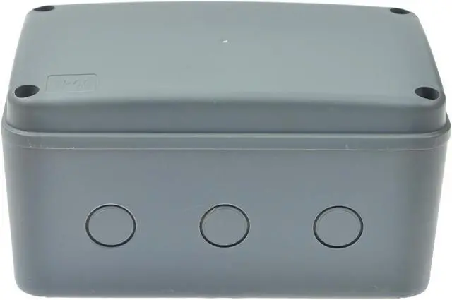 Main image of GREENCYCLE 1PK Junction Box ABS Plastic Dustproof IP66 Waterproof External Universal Electrical Project Enclosure Grey 7 1/8" x 4 1/2 "x 4" inch(181x111x100 mm) fit 20mm Cable Gland for Outdo