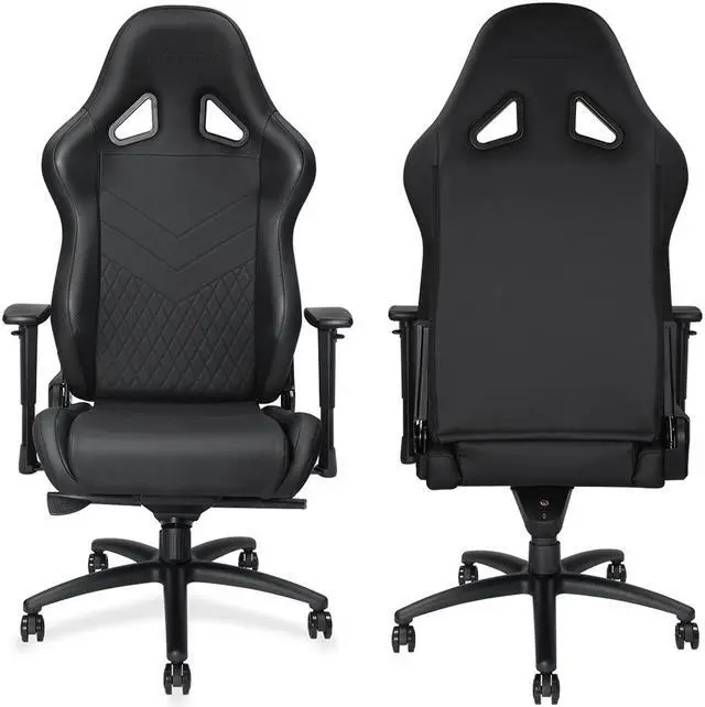 Alt view image 6 of 8 - Anda Seat Dark Wizard Premium Gaming Chair With Lumbar Support and Headrest (Black) AD4XL-WIZARD-B-PV/C
