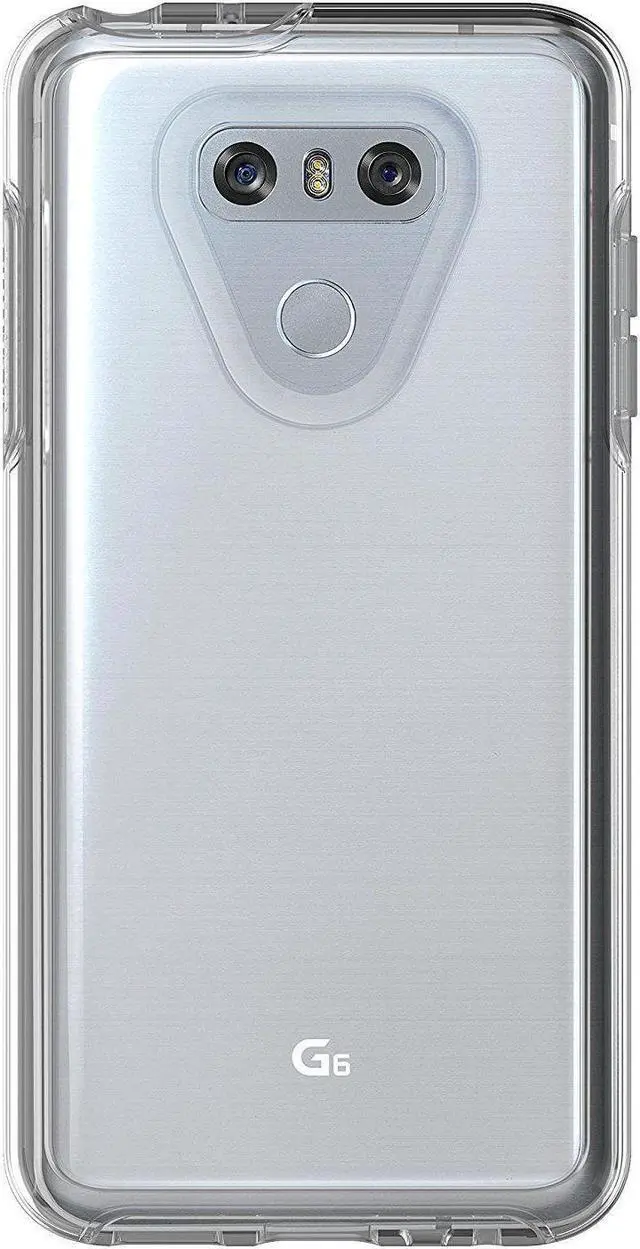 Alt view image 4 of 10 - OtterBox Symmetry Series Case for LG G6 & Belt Clip - Clear