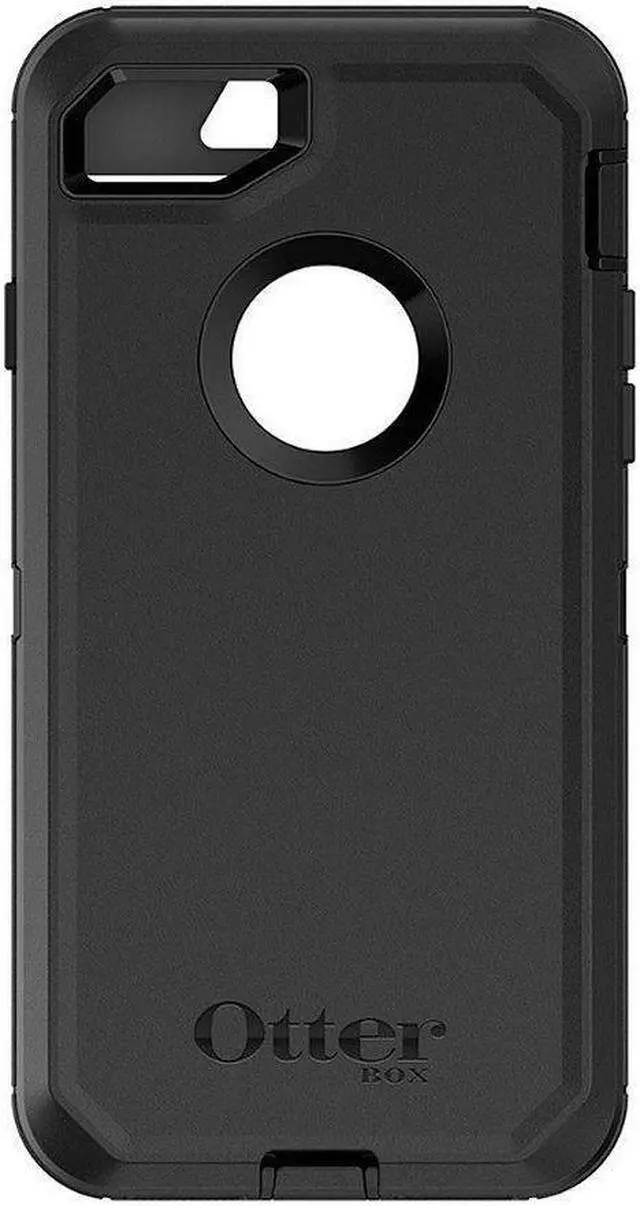 Alt view image 14 of 20 - OtterBox DEFENDER SERIES Case for iPhone 7 (ONLY) - Retail Packaging - BLACK