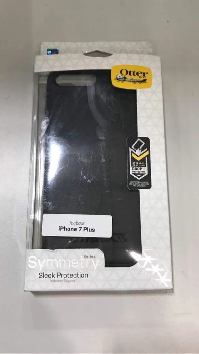 Alt view image 3 of 14 - OtterBox SYMMETRY SERIES Case for iPhone 7 Plus (ONLY) - Retail Packaging - BLACK