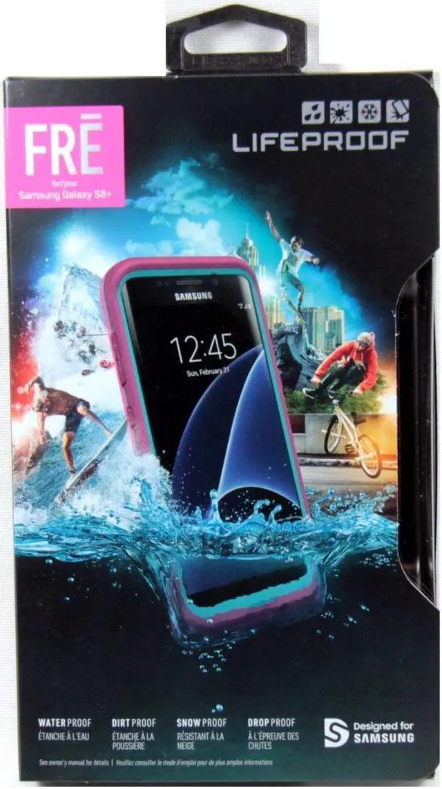 Alt view image 7 of 16 - Lifeproof FRE SERIES Waterproof Case for Samsung Galaxy S8 Plus - Twilights Edge Pink