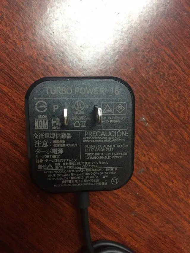Alt view image 7 of 16 - Motorola TurboPower 15W USB Type-C Wall Charger - Universal - SPN5913A