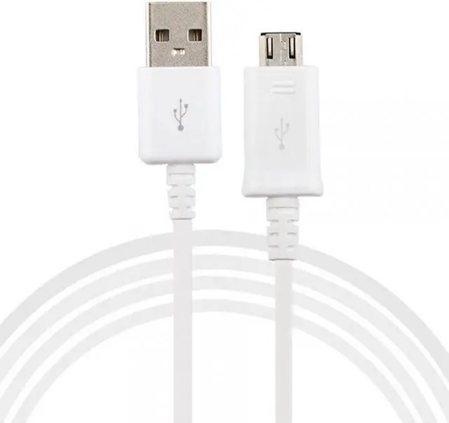 Alt view image 8 of 13 - OEM Samsung 5 Foot Micro USB Charging Data Cable - White (ECB-DU4EWE)