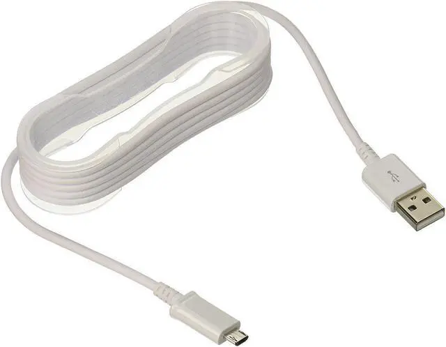 Alt view image 11 of 13 - OEM Samsung 5 Foot Micro USB Charging Data Cable - White (ECB-DU4EWE)