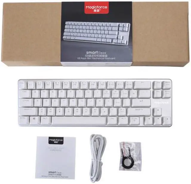 Alt view image 7 of 7 - Magicforce Smart 68 Keys Non-Backlit USB Mechanical Gaming Keyboard