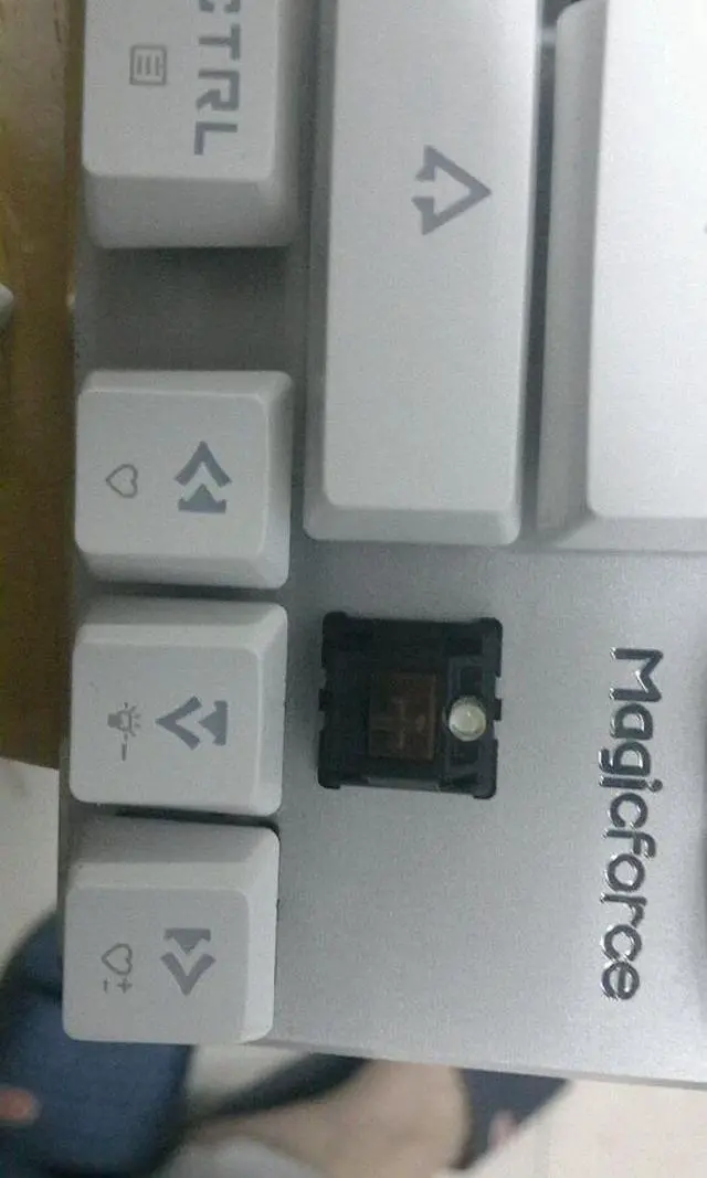 Alt view image 4 of 7 - Magicforce Smart 68 Keys Non-Backlit USB Mechanical Gaming Keyboard