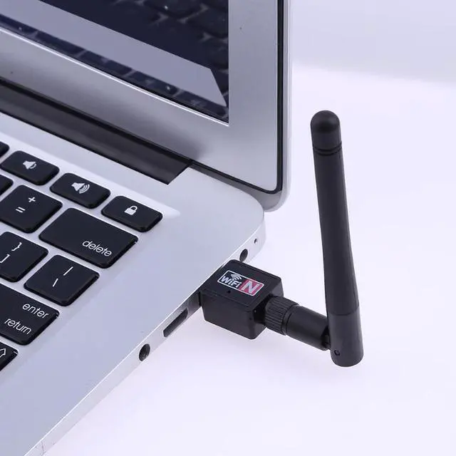 Alt view image 2 of 6 - 300Mbps Wifi Router USB 2.0 Wireless Wireless Network Card802.11 b/g/n Adapter Network LAN Card with Antenna for Laptop