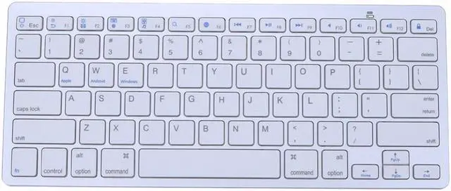 Main image of Original Aluminum Ultra Slim Mini Wireless Bluetooth Keyboard for Windows Android IOS PC Smart Phones New