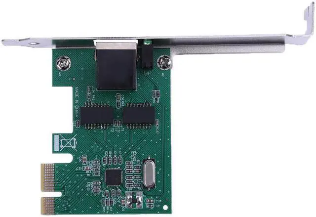 Alt view image 3 of 6 - PCI Express PCI-E Network Controller Card 10/100/1000Mbps Ethernet PCIe RJ45 Lan Card Adapter Converter Networking Cards