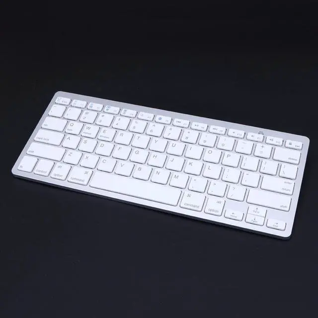 Alt view image 3 of 6 - Original Aluminum Ultra Slim Mini Wireless Bluetooth Keyboard for Windows Android IOS PC Smart Phones New
