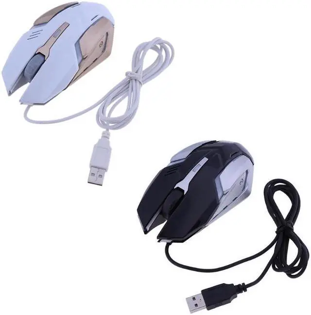 Main image of New Wired Gaming Mouse 4 Buttons Optical Professional Mouse Gamer E-sports 1600DPI Computer Mice For PC Laptop Desktop Tablet