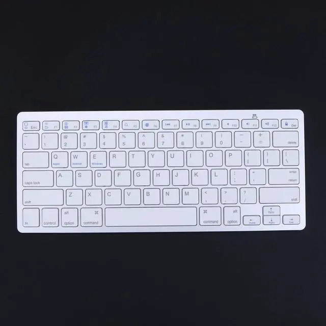 Alt view image 5 of 6 - Original Aluminum Ultra Slim Mini Wireless Bluetooth Keyboard for Windows Android IOS PC Smart Phones New