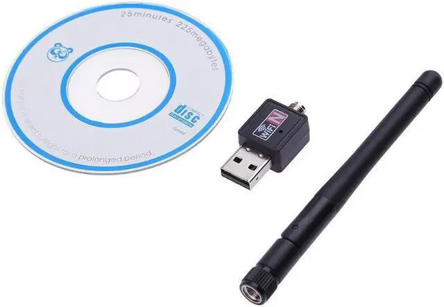 Alt view image 6 of 6 - 300Mbps Wifi Router USB 2.0 Wireless Wireless Network Card802.11 b/g/n Adapter Network LAN Card with Antenna for Laptop