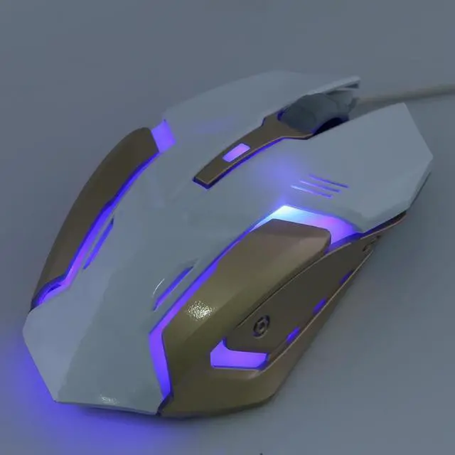 Alt view image 5 of 6 - New Wired Gaming Mouse 4 Buttons Optical Professional Mouse Gamer E-sports 1600DPI Computer Mice For PC Laptop Desktop Tablet