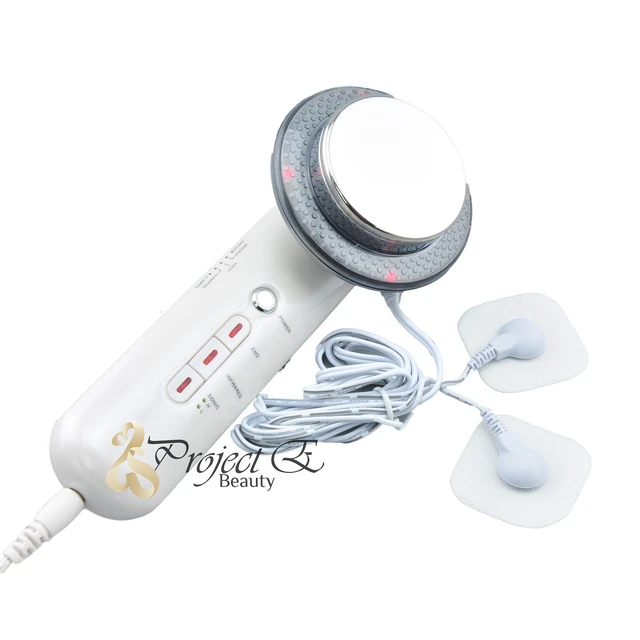 Alt view image 5 of 7 - Infrared Ultrasound Ultrasonic EMS Slimming Toning Pain Massager Beauty Device