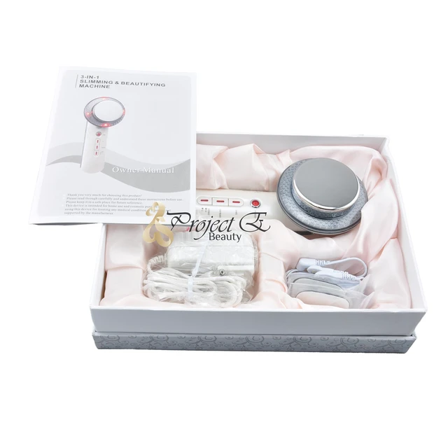 Alt view image 6 of 7 - Infrared Ultrasound Ultrasonic EMS Slimming Toning Pain Massager Beauty Device