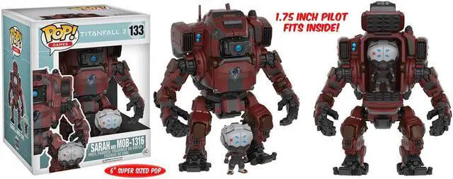 Alt view image 6 of 6 - Funko Titanfall 2 POP Sarah And MOB-1316 Vinyl Figure