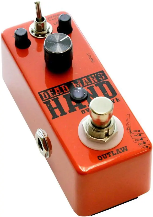 Alt view image 3 of 20 - Outlaw Effects Dead Man's Hand Guitar Overdrive Pedal