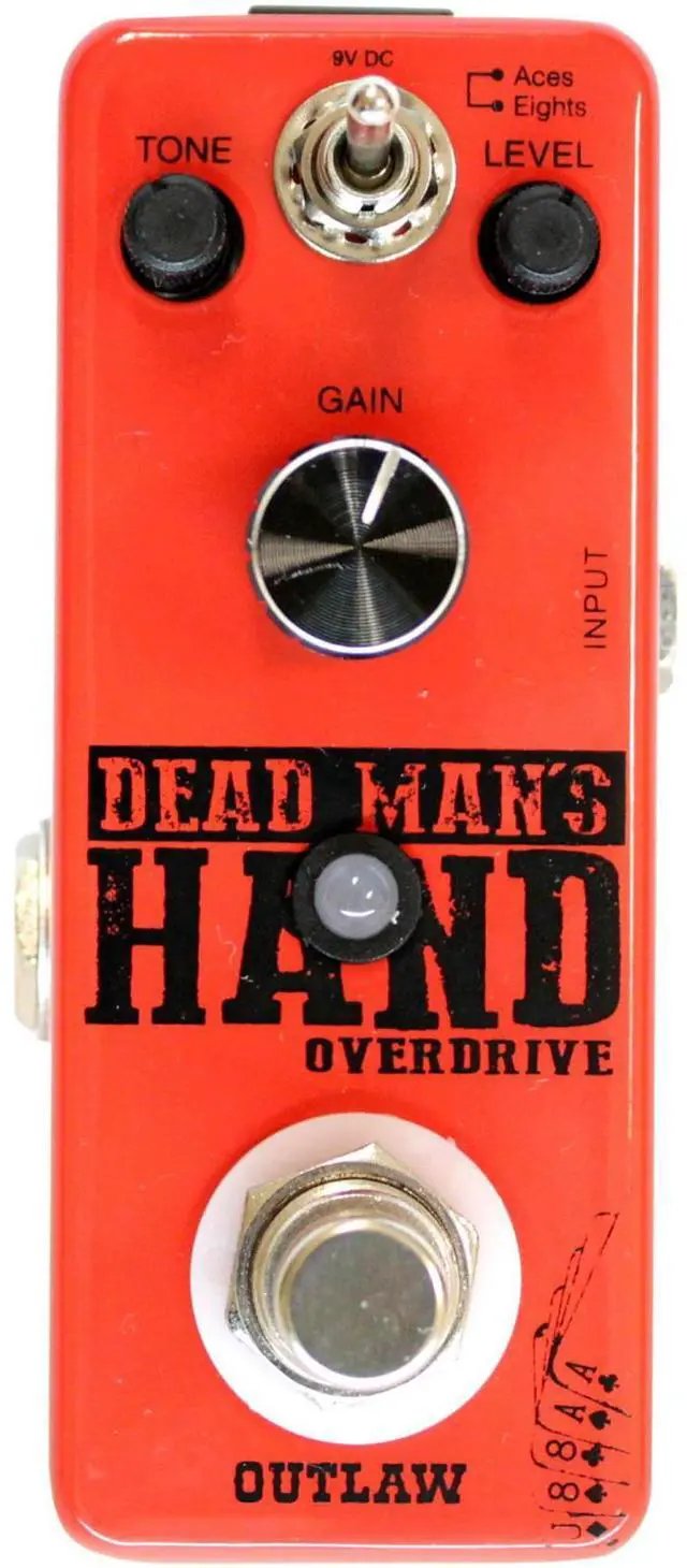 Alt view image 2 of 20 - Outlaw Effects Dead Man's Hand Guitar Overdrive Pedal