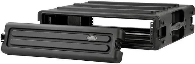 Alt view image 7 of 16 - SKB Cases 2U Space Roto Molded Rack, Black, 23 in. X 23 in. X 6 1/2 in.