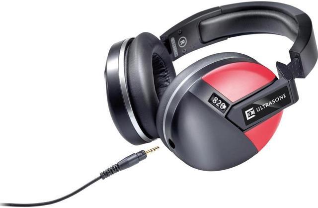 Alt view image 3 of 9 - Ultrasone Performance 820 Closed Back Headphones Red