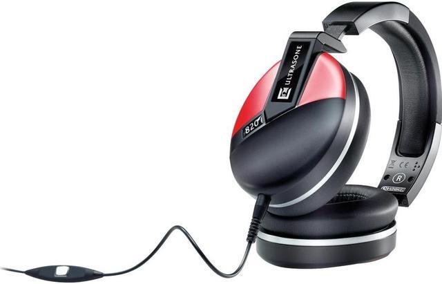 Alt view image 4 of 9 - Ultrasone Performance 820 Closed Back Headphones Red