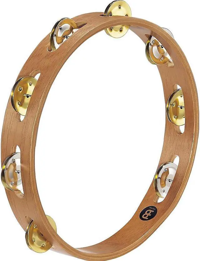 Alt view image 3 of 14 - MEINL Recording-Combo Wood Tambourine One Row Dual Alloy Jingles Super Natural