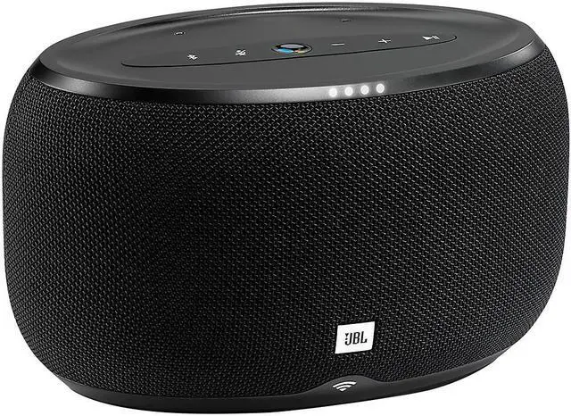 Alt view image 6 of 19 - JBL Link 300 Voice-Activated Speaker (Black)