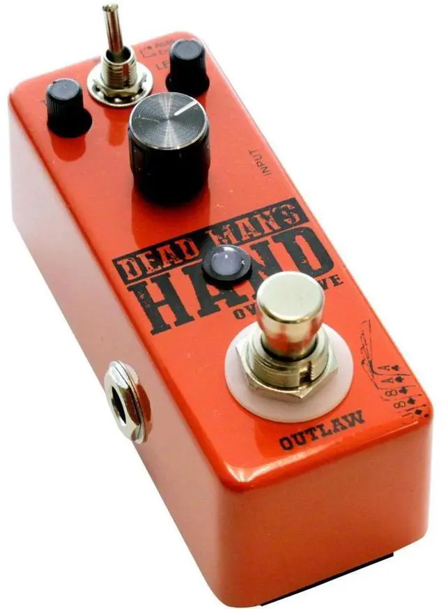 Alt view image 11 of 20 - Outlaw Effects Dead Man's Hand Guitar Overdrive Pedal