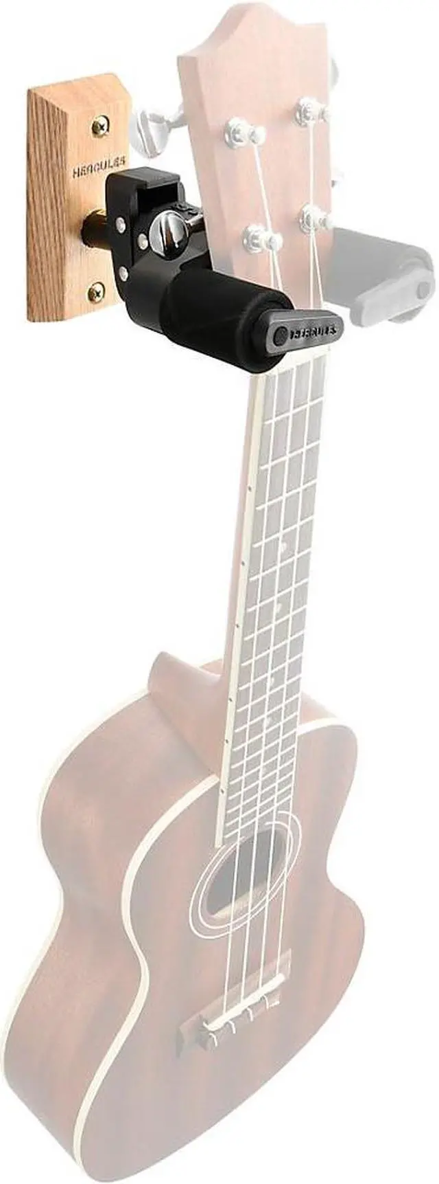 Main image of Hercules Stands GSP38WB PLUS Auto Grip System (AGS) Guitar Wall Hanger Short Arm, Wooden Base