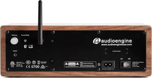 Alt view image 10 of 20 - Audioengine B2 Premium Wireless Speaker (Walnut)