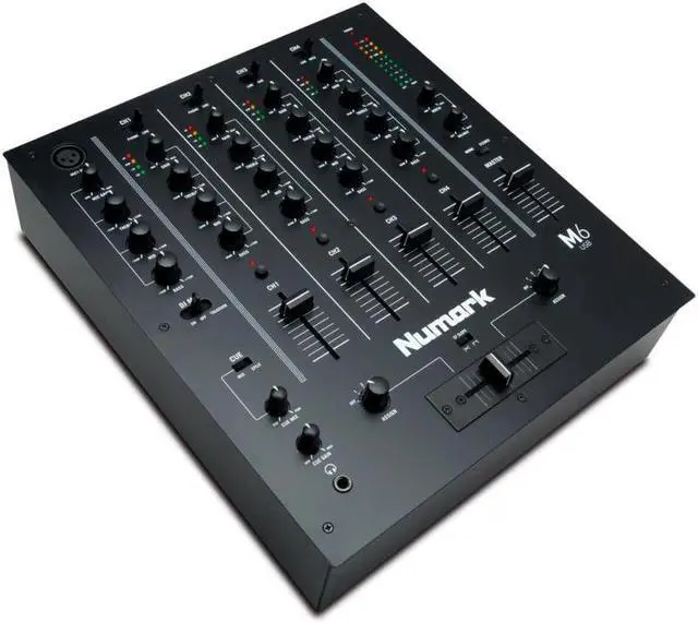 Alt view image 8 of 12 - Numark M6 4-Channel USB DJ Mixer
