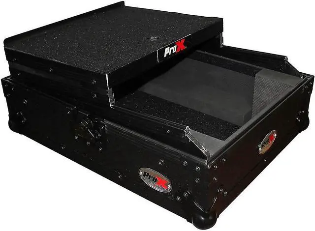Alt view image 9 of 20 - ProX XS-M12LTBL (Black on Black) Universal 10" - 12" Mixer Case (10" to 12.6")