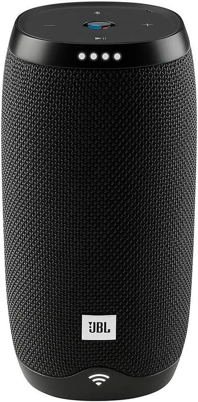 Alt view image 16 of 20 - JBL Link 10 Smart Voice-Activated Portable Wireless Bluetooth Speaker with Google Assistant, IPX7 Waterproof, Black