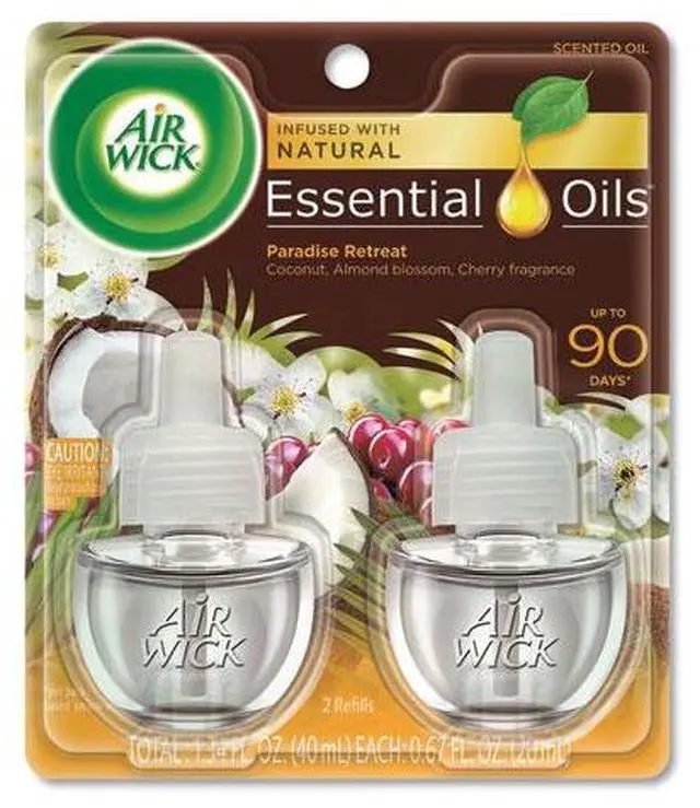 Alt view image 4 of 4 - Life Scents Scented Oil Refills, Paradise Retreat, 0.67 Oz, 2/pack, 6 Pack/ctn