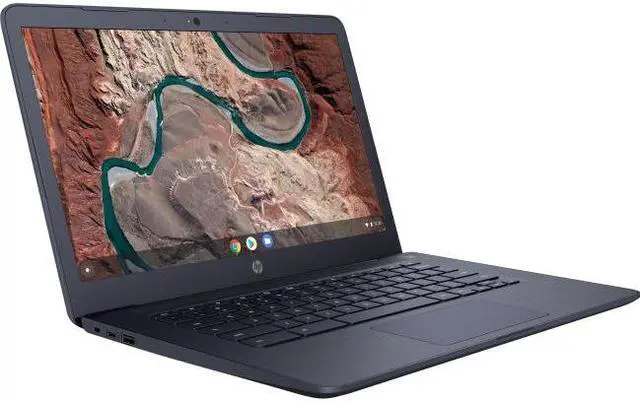 Alt view image 11 of 12 - HP Chromebook AMD A4-9120 4GB Memory 32 GB eMMC SSD 14.0" Touch Screen Chrome OS 14-db0060nr
