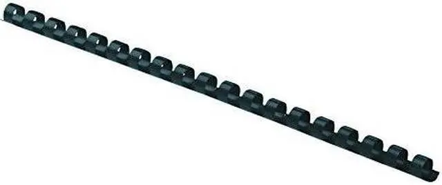 Main image of fellowes 52507 plastic comb bindings, 5/16" diameter, 40 sheet capacity, black pack of 100 combs