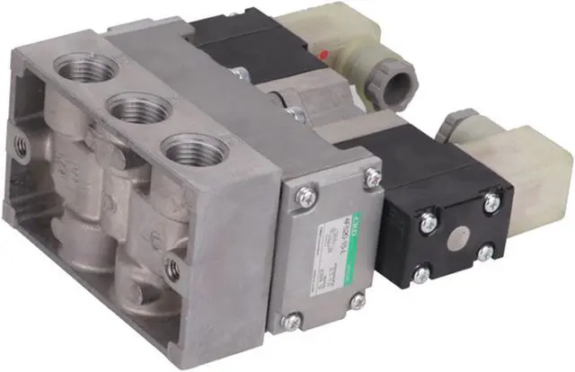Alt view image 2 of 5 - CKD 4F510-10-DC24V Magnetic Valve Outdoor Use W Series Single Valve New