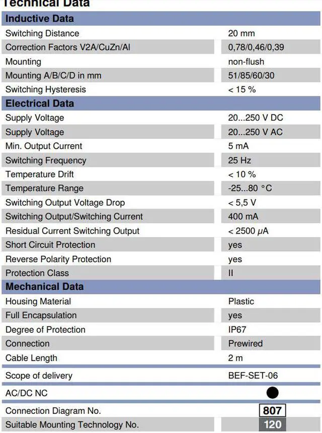 Main image of Wenglor Proximity Switch IU200NK80KD New