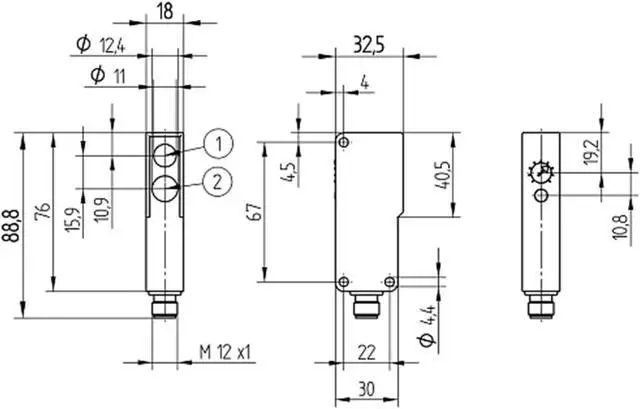 Alt view image 2 of 4 - Wenglor Photoelectronic Sensors HN55PA3 PNP  New