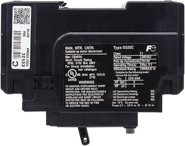 Alt view image 5 of 5 - FUJI EG53C Leakage Circuit Breakers  New 1PCS