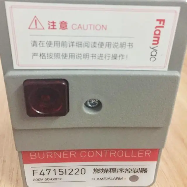 Alt view image 3 of 4 - YAMATAKE Azbil F4715I220 Control Box Burner Controller New