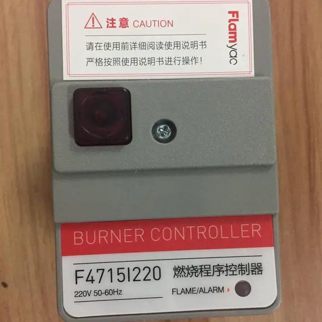 Alt view image 4 of 4 - YAMATAKE Azbil F4715I220 Control Box Burner Controller New