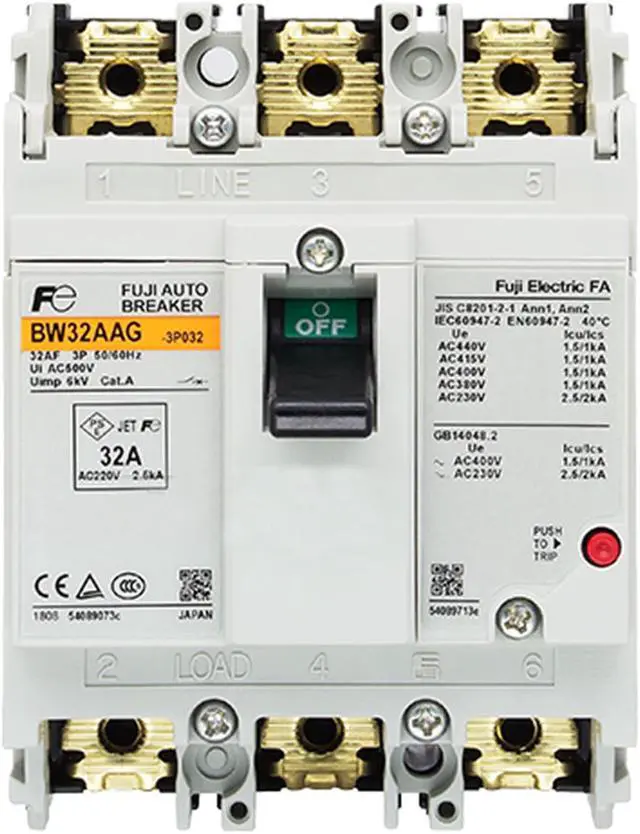 Main image of FUJI BW32AAG  Air Switch Circuit Breaker 2P 15A New 1PCS