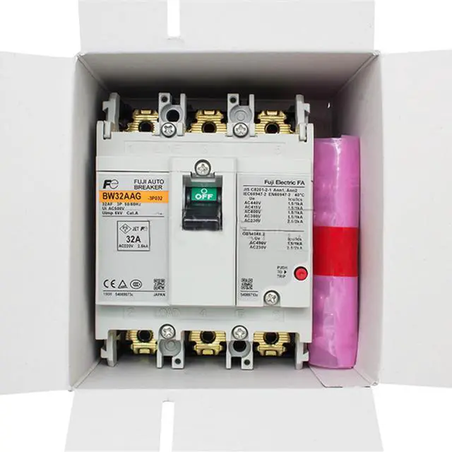 Alt view image 4 of 6 - FUJI BW32AAG  Air Switch Circuit Breaker 2P 15A New 1PCS