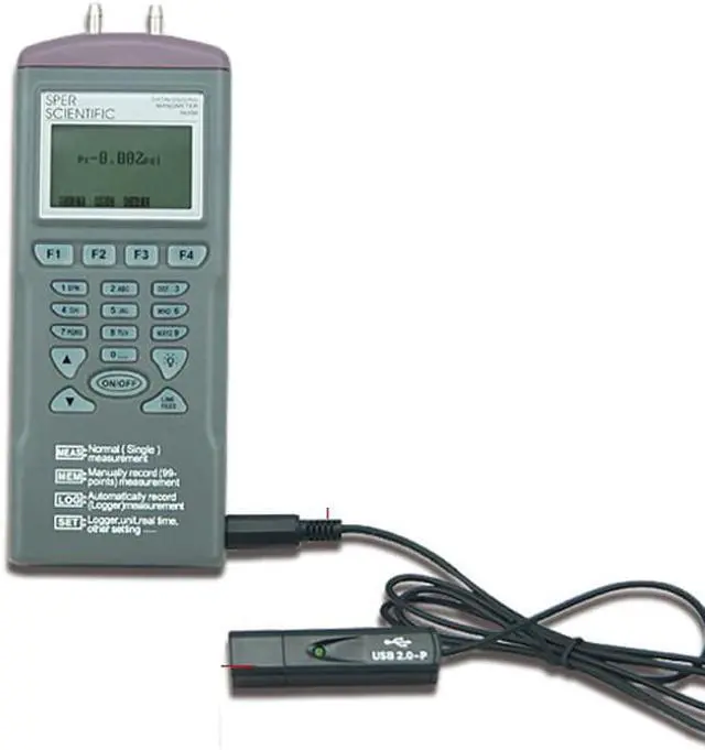 Alt view image 4 of 5 - AZ9632 Digital LCD Dataloggers With Programmer AZ Differential Pressure Tester